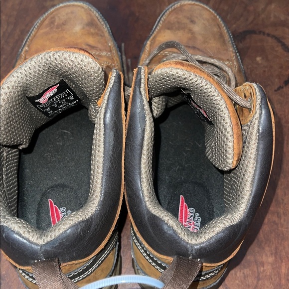 Red Wing 6692 Men’s Brown Leather Work Boots 10 W Composite Toe EH Slip Resist - Picture 6 of 10